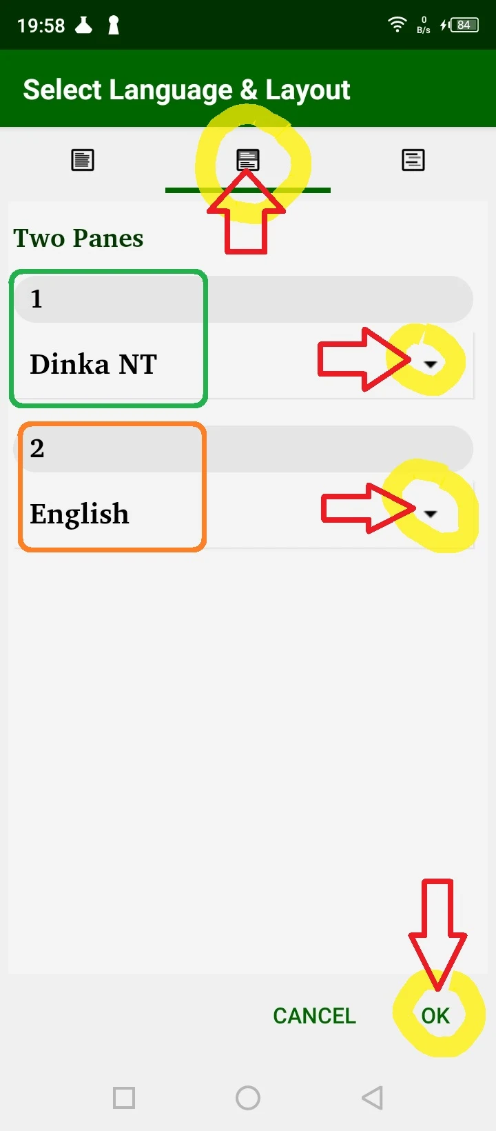 Dinka with English screenshot
